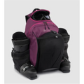 K&B Sport - Ski Boot Backpack - Slick - Burgundy/ Raspberry