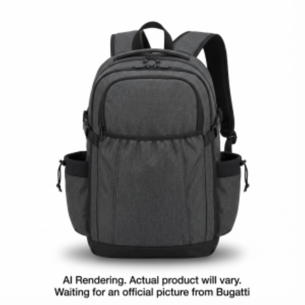 K&B Sport Tremblant charcoal and black ski boot backpack with zippered pockets and side pouches.