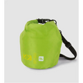 Bolet 5L bright green waterproof dry bag with rollover top, black buckle, and shoulder strap.