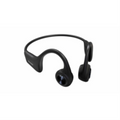 Black Sharp HP-BC55 bone conduction headphones with wrap-around neckband and IP66 waterproof rating.