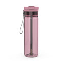 A high-resolution hero shot of the Contigo 28 oz Pink Diamond Dual Sip bottle on a pure white background.